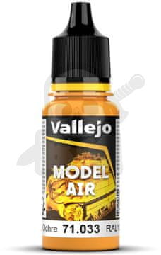 Vallejo VALL-71033 Model Air 17 ml rumena oker