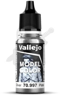 Vallejo VALL-70997 Barva modela 17 ml srebrna