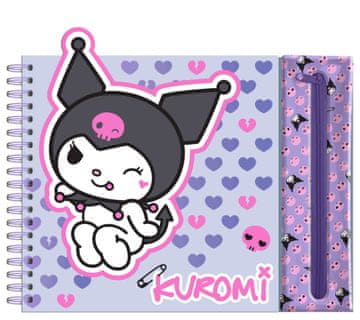 Kids Euroswan KID91745 Delovni zvezek z odstranljivo torbico Kuro