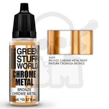 Green Stuff World GSTU510507 Kromirana barva bronasta 17 ml