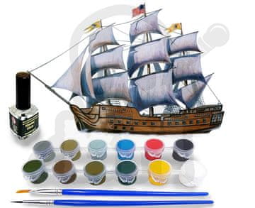 MisterCraft MCRZD165 Začetna ladja USS Bon Homme Richard 1:500