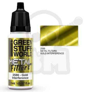 Green Stuff World GSTU509458 Kovinski filtri Gold Interference 17ml