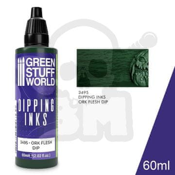Green Stuff World GSTU508559 Črnilo za potapljanje 60 ml Ork Flesh Dip
