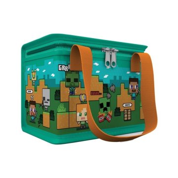 Puckator PKCOOLB145 Steve & Alex Minecraft torba za kosilo
