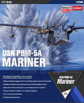 Academy ACAD-12586 USN PBM-5A Mariner 1:72