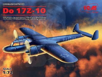 ICM ICM72303 Nemški nočni lovec Do 17Z-10, model druge svetovne vojne, 1:72