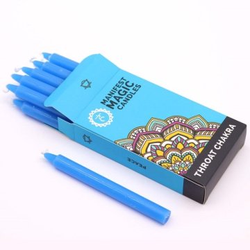 AWGifts AWMMC-05 Komplet 12 čarobnih sveč za grleno čakro