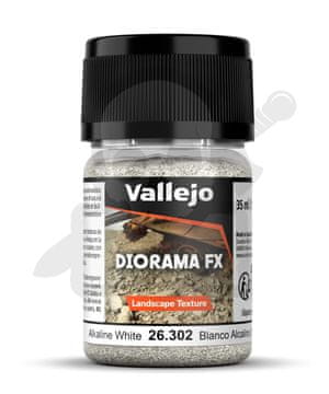 Vallejo VALL-26302 Diorama FX Lansc. Besedilo. Alkalno. Belo 1