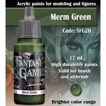Scale75 SFG-20 Barva lestvice Mermaid zelena