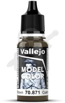 Vallejo VALL-70871 Barva modela 17 ml usnjeno rjava