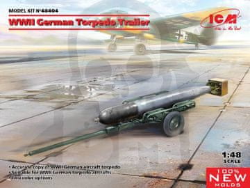 ICM ICM48404 Prikolica za nemška torpeda v drugi svetovni vojni 1:48