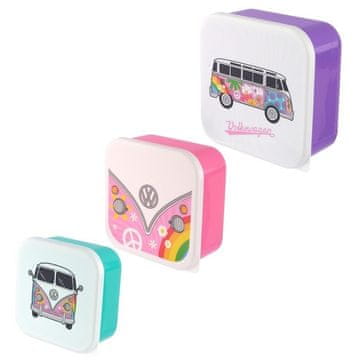 Puckator PKLBOX54 Škatla za malico 3p VW T1 Poletna ljubezen