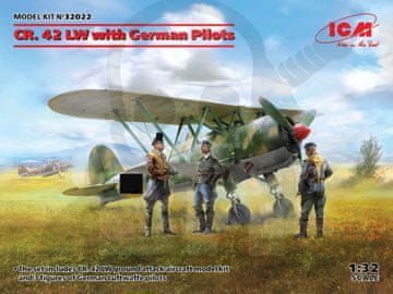 ICM ICM32022 CR. 42 LW z nemškimi piloti 1:32