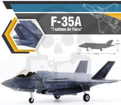 Academy ACAD-12561 F-35A 7 Nations Air Force 1:72