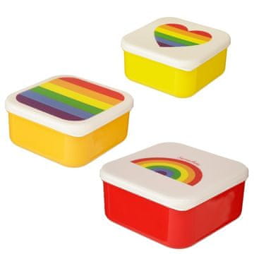 Puckator PKLBOX47 Škatla za malico 3p Mavrica