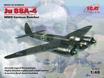 ICM ICM48233 Ju 88A-4 nemški bombnik med drugo svetovno vojno 1:48