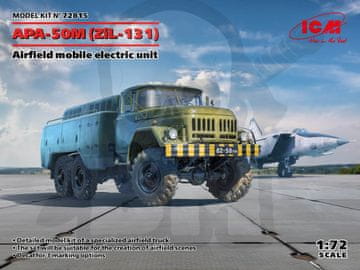 ICM ICM72815 APA-50M ZiL-131 Letališko mobilno vozilo 1:72