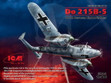 ICM ICM48242 Do 215 B-5 Nemški nočni lovec, model druge svetovne vojne, 1:48