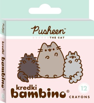shumee MJ52066 Bambino barvice, škatla 12 barv Pusheen mkmn