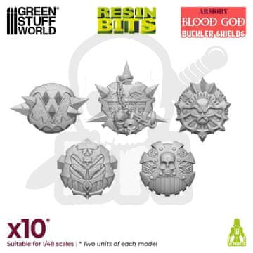 Green Stuff World GSTU526812 3D natisnjeni ščiti Armory Blood God