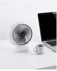Arrango Namizni ventilator z vgrajeno polnilno baterijo za brezžično uporabo