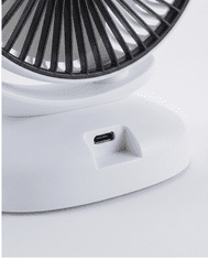 Arrango Namizni ventilator z vgrajeno polnilno baterijo za brezžično uporabo
