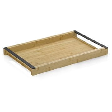 Kela Servirni pladenj KL-12597 Kiril 54x35 cm bamboo black
