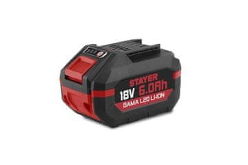 STAYER Rezervne baterije baterija L20, 18V, 6Ah, Li-ion