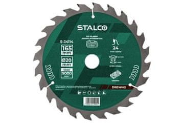 STALCO Žagin list za les S-34118 185 x 20 x 2,5 mm 24 oz