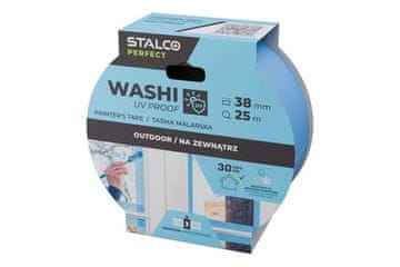 STALCO Maskirni trak S042176653, Washi, UV odporno, 38 mm x 25 m, POPOLNO