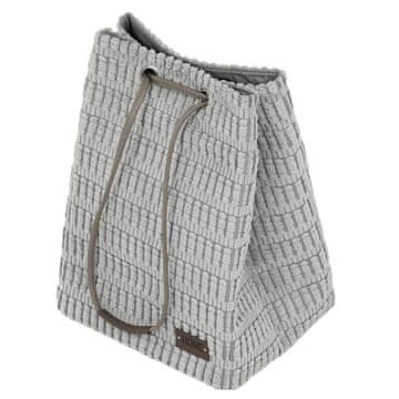 Autronic Koš za perilo poliester in papir, skrčljiv, barva siva (DT3027 GREY)