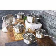 Blaumann Komplet posode BL-1410 nerjaveče jeklo 12 kosov Gourmet Line