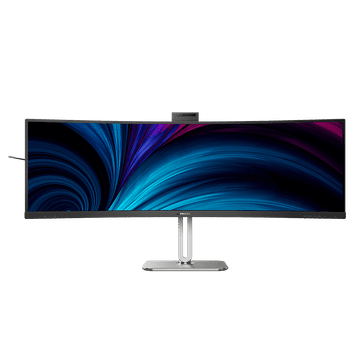 Philips 49B2U6900CH ukrivljen poslovni monitor, 124cm, DQHD, 1800R, 75Hz, Adaptive Sync, HDR400, spletna kamera (49B2U6900CH/00)