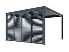 Bellano Living Lamelna stena, drsna, SLIDING SHUTTER, Bellano S25, temno siva, 4 m