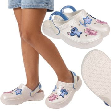 Disney DISNEY Stitch Dekliške/ženske penaste natikače za bazen, debel podplat iz EVA, lahki natikači