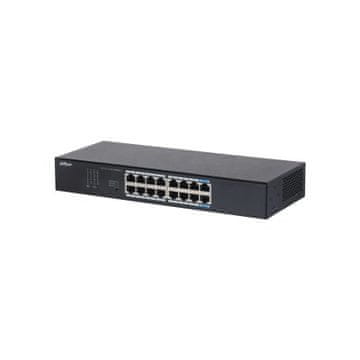 Dahua Dahua Technology S3016-16GT mrežni preklopnik L2 Gigabit Ethernet, črn