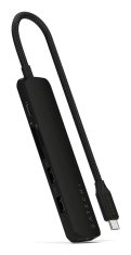 Satechi Satechi ST-P6SK USB-C hub 10000 Mbit/s, aluminij, črna