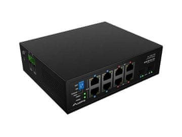 Lanberg LANBERG ILGE-8P-2S-120 Light Industrial PoE Switch, 8x Gb PoE, 2x SFP, 120W