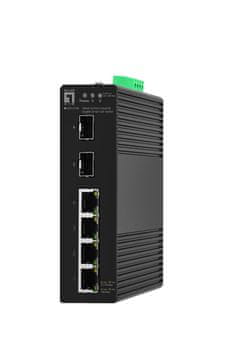 Level One LevelOne IES-0621 industrijski Gigabit Smart Lite stikalo, 6-portno