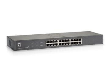 Level One LevelOne 24-Port Gigabit omrežni stikalo, črna