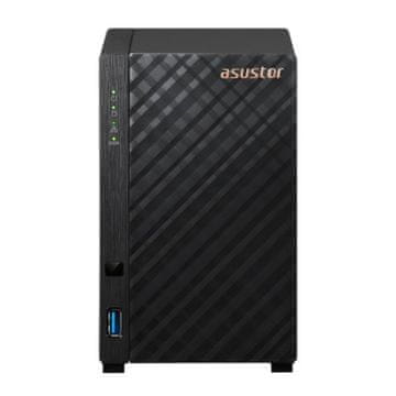 Asustor Asustor AS1202T NAS/strežnik za shranjevanje Tower Realtek 1GB DDR4 0TB ADM Črna