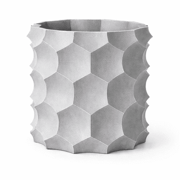 shumee Siv 3D geometrijski cvetlični lonček, sodoben okras za rastline