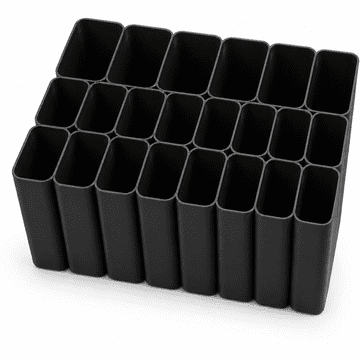 shumee Organizator za USB kable, črni predal, držalo za polnilnik