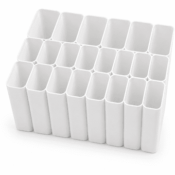 shumee Organizator za USB kable, bel predal, držalo za polnilnik