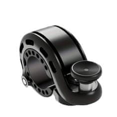 KONG Zvonec za kolo, glasen 110dB, mehanski, črne barve, 46 mm