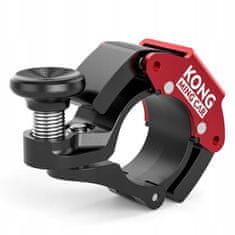 KONG Zvonec za kolo, glasen 100dB, mehanski, rdeč, KONG 54mm