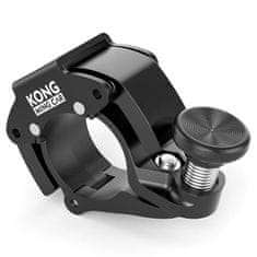 KONG Zvonec za kolo, glasen 100dB, mehanski, črne barve, KONG 54mm