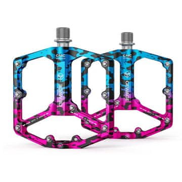 shumee Kolesarska pedala Gewage Rainbow iz aluminija s platformo, 3 zatesnjeni ležaji