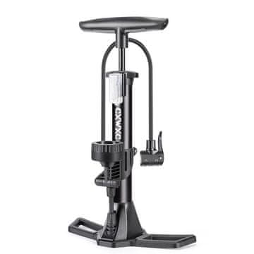 shumee Talna tlačilka za pnevmatike s cevjo in manometrom, aluminij, črna, 43 cm, 11 barov