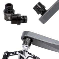 shumee Jekleni adapter distančnik podaljšek za kolesarska pedala 16 mm 2 kosa Toopre